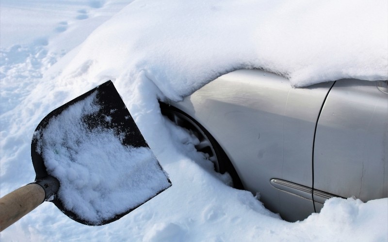 Foldable Shovel For Car in Snow
