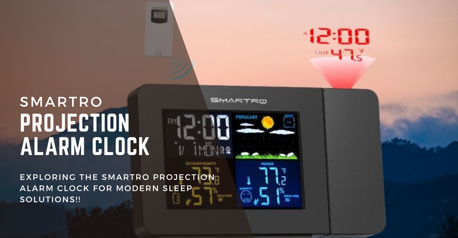 Smartro Projection Alaram Clock Review